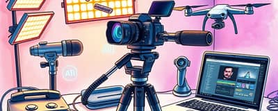 Equipos esenciales para creadores de contenido audiovisual