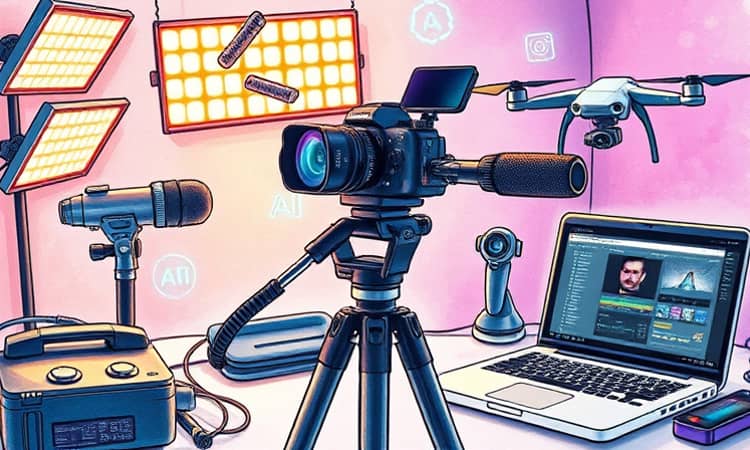 Equipos esenciales para creadores de contenido audiovisual